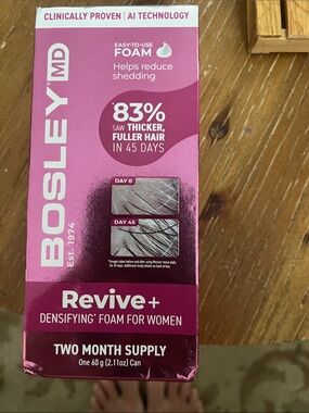 Bosley MD Revive+ Densifying Foam for Women  sealed